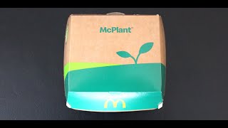 McPLANT  Medium Meal Deal  £529  Vegetarian Society Vegan Approved  McDonalds [upl. by Zaob]