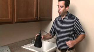 Drain a laundry tub with a GFU110 utility pump [upl. by Lemal]