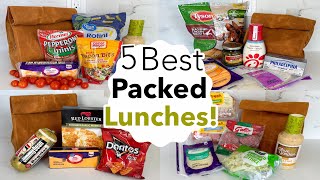 5 EASIEST Packed Lunch Ideas  The BEST Tasty amp Simple Lunches Made EASY  Julia Pacheco Recipes [upl. by Gnem]