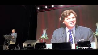 Tucker Carlson Conrad Black Jordan Peterson Edmonton Part 1 [upl. by Alfreda]