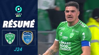 AS SAINTÉTIENNE  ESTAC TROYES 5  0  Résumé  ASSE  ESTAC  20232024 [upl. by Nageem]