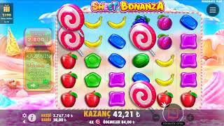 SLOT OYUNLARI  SWEET BONANZA 100 ÇARPANIN ORTAMA GİRİŞİ KASANIN UÇUŞU EFSOO [upl. by Magbie987]