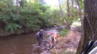 Fording the Clough Brook at Allgreave in Cheshire [upl. by Manda]