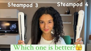 L’Oréal Steampod 4 vs Steampod 3  Shocking Battle between 2 gigants Tested on thick curly hair [upl. by Hajar]