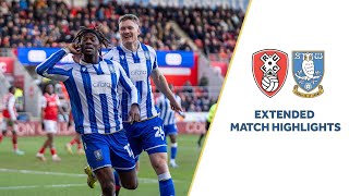 UGBO STRIKES AGAIN 🔥  Extended highlights Rotherham v Owls [upl. by Winn116]