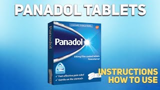 Panadol tablets paracetamol how to use How and when to take it Who cant take paracetamol [upl. by Kano]