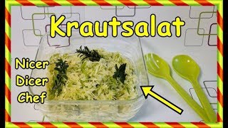 KRAUTSALAT Nicer Dicer Chef KOCHBUCH von SoFie Haushalt UnPerfekt [upl. by Enileme484]