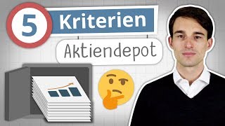 Welches Aktiendepot für Anfänger 5 Kriterien zum DepotVergleich [upl. by Angid]