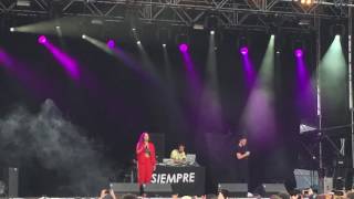 C TANGANA feat Rosalía  Antes de morirme  Bilbao BBK Live 2016 [upl. by Ardnuhsal]