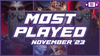 Top 20 Most Played Games on Steam Deck for November by Hours Played [upl. by Avahc952]