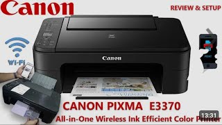 Canon PIXMA E3370 UNBOXING [upl. by Cully]