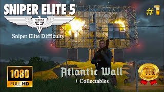 Sniper Elite 5  Mission 1  Atlantic Wall  Sniper Elite Difficulty  100 Gold  Collectables [upl. by Martinson]