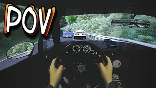 EPIC Battle on Akina in traffic  AE86 vs MX5  Assetto Corsa [upl. by Denton962]