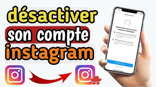 Comment désactiver un compte instagram Mise à jour 2024 desactiver un compte instagram [upl. by Ainorev]