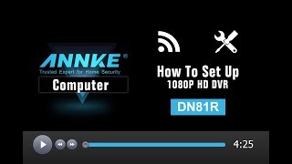 How to setup ANNKE DVRNVR on the monitor [upl. by Kauffmann]