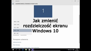 Jak zmienić rozdzielczość ekranu Windows 10 [upl. by Carberry180]