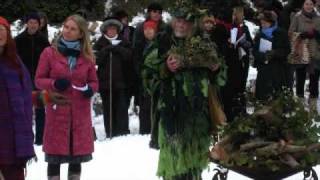 winter solstice 2010 at the Chalice Well in Glastonbury [upl. by Nevanod534]