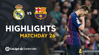 Highlights Real Madrid vs FC Barcelona 01 [upl. by Morena]