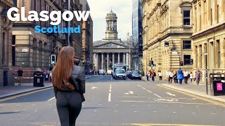 Step into the Majestic Beauty of Glasgow Scotland A Stunning 4K HDR 60fps Walking Tour [upl. by Assinna]