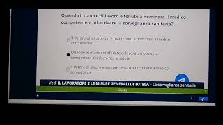 SOLUZIONI QUIZ FINALE Alternanza 2024 100 Corso sulla sicurezza  Modulo 8 PCTO [upl. by Hillard271]