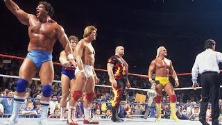 Team Hulk Hogan vs Team Andre The Giant  Survivor Series  11261987  WWF [upl. by Atterahs622]