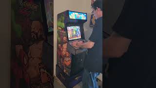 Marvel Vs Capcom 2 Arcade One Up Machine Brief REVIEW [upl. by Aztiram]