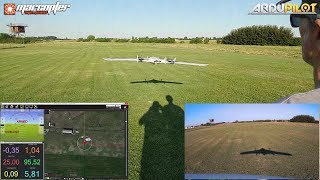 quotArdupilot Quadplanequot  Recover a forced plane stall flatspin with the copter [upl. by Thom]