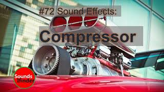 72 Air Compressor Working Sounds EffectAir Compressor Sound EffectMachinery Sounds [upl. by Ranger]