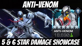 ANTIVENOM  5 amp 6 Star Damage Showcase [upl. by Mauer]