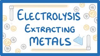 GCSE Chemistry  Electrolysis P2  Electrolysis to Extract Metals From Oxides  Explained 41 [upl. by Nywg]