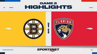 NHL Game 2 Highlights  Bruins vs Panthers  May 8 2024 [upl. by Ardeha]