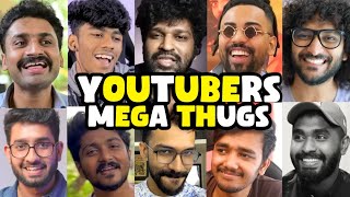 Malayalam Youtubers Thugs🔥  Mega Thug Life Compilation  Thug Life Malayalam [upl. by Longerich]