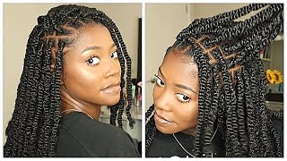 Spring Twists Ft Outre Xpression Springy Afro Twist  Keke J [upl. by Decca935]