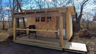 Simple OffGrid Micro Cabin  Complete Build [upl. by Anavrin]