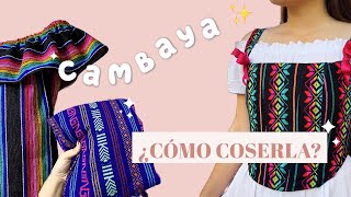 ¿Cómo COSER tela CAMBAYA ✦ 3 TRUCOS que DEBES conocer 🤩 [upl. by Nett]