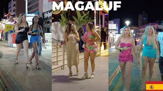 NIGHTLIFE MALLORCA MAGALUF SPAIN MAY 2023 [upl. by Ahsinrev]