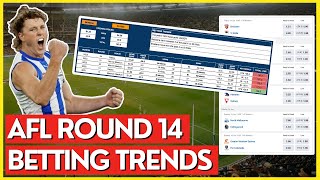 AFL Betting Trends For ALL Matches  AFL Round 14 Tips Trends amp Predictions  2024 AFL Season [upl. by Merritt]