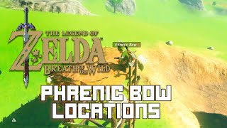 The Legend of Zelda Breath of the Wild  Phrenic Bow Locations [upl. by Munson818]