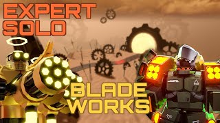 EXPERT MODE SOLO on BLADE WORKS  Tower Defense X  Roblox [upl. by Simonetta]