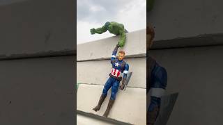 CAPTAIN AMERICA AS CHAINSAW FIGHTS VENOMTHANOS  MARVEL TOYS [upl. by Ainattirb]