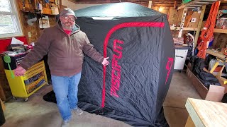 New PISCIFUN 2023 Ice shelter Unboxing and initial review [upl. by Rhea]