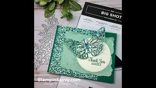 How To Emboss With Dies amp the Big Shot Embossing Mat [upl. by Dranoel109]