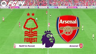 FC 24  Nottingham Forest vs Arsenal  Premier League 202324 Season  PS5™ Gameplay [upl. by Alissa218]