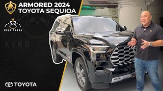 Super Comfortable Armored Vehicle  the Armored 2024 Toyota Sequoia [upl. by Nilhtac]