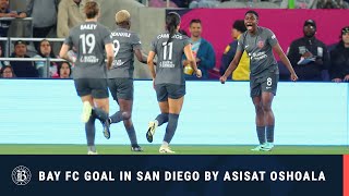 Asisat Oshoala Equalizes for Bay FC against San Diego [upl. by Augusta]