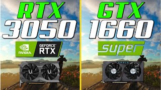 RTX 3050 vs GTX 1660 Super  Test in 8 Games [upl. by Nita]