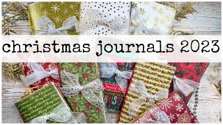 Christmas Junk Journals 2023  Making of and Flip Through  mspaperlover 2023 [upl. by Edmonds211]