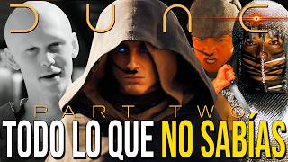 ⚫DUNE Parte 2  TODOS LOS DETALLES que NO SABÍAS explicados Libro Vs Película dune [upl. by Pebrook]