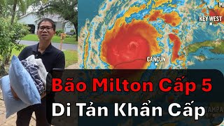 Đi Bão ở Florida Bão Milton quá Mạnh [upl. by Akeenat933]