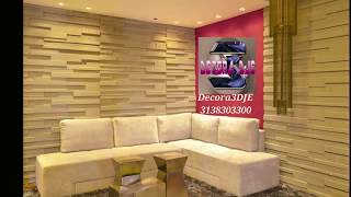 Panel 3D Decorativo Para Paredes [upl. by Sailesh564]